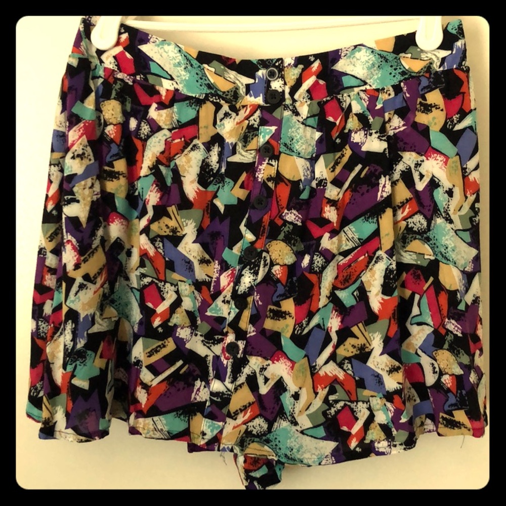 Vintage pattern skort!